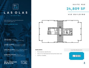 450 E Las Olas Blvd, Fort Lauderdale, FL à louer Plan d’étage– Image 1 sur 1
