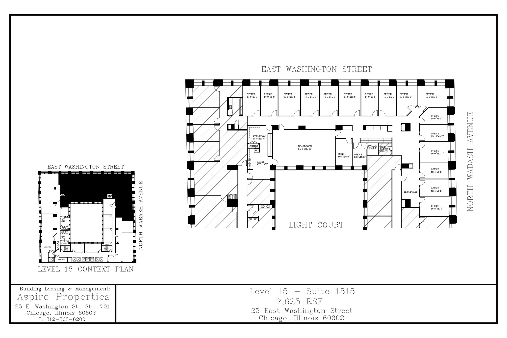 25 E Washington St, Chicago, IL à louer Plan de site– Image 1 sur 1