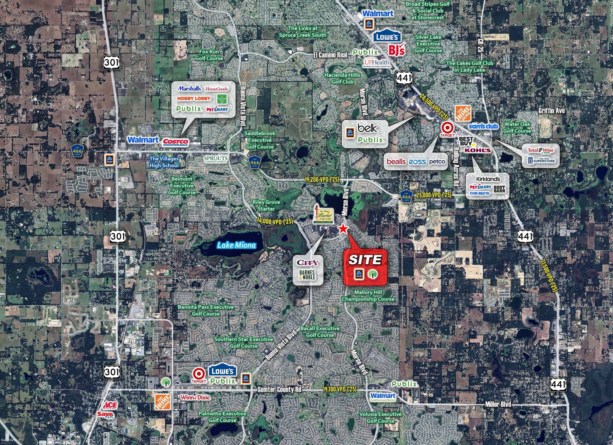 820 Old Camp Rd, The Villages, FL à louer Carte– Image 1 sur 5