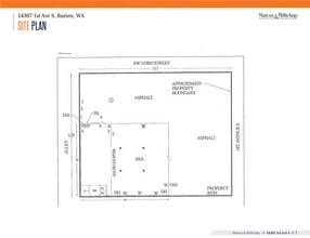 14307 1st Ave S, Burien, WA à louer Plan de site– Image 2 sur 2