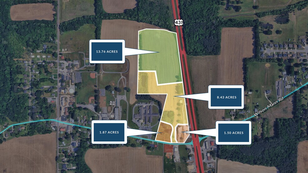 256 Wilson Mann Rd, Owens Cross Roads, AL à vendre - Photo de l’immeuble – Image 2 sur 4