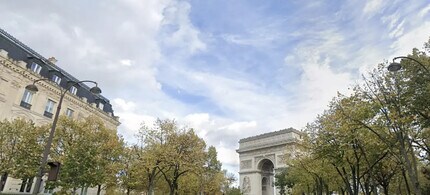 Paris - Vue aérienne  vue de carte