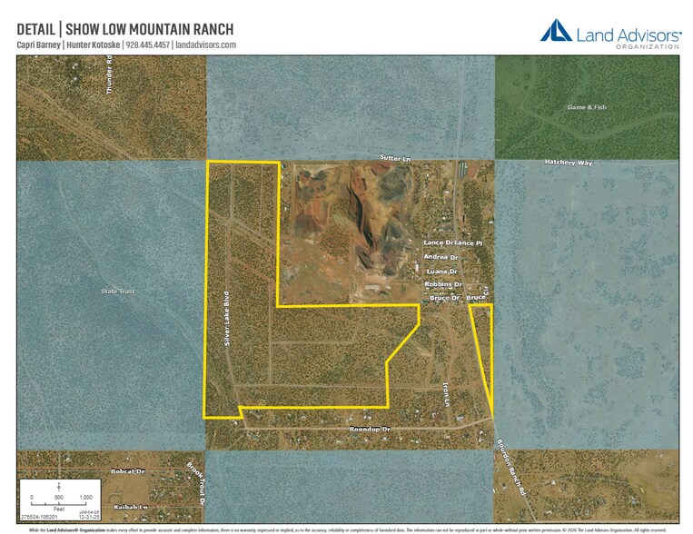 NNWC of Bourdon Ranch Road at Roundup Drive, Show Low, AZ à vendre - Photo de l’immeuble – Image 2 sur 6