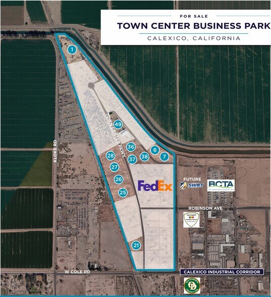 Towncenter Pky, Calexico, CA à vendre - Plan de site – Image 1 sur 1
