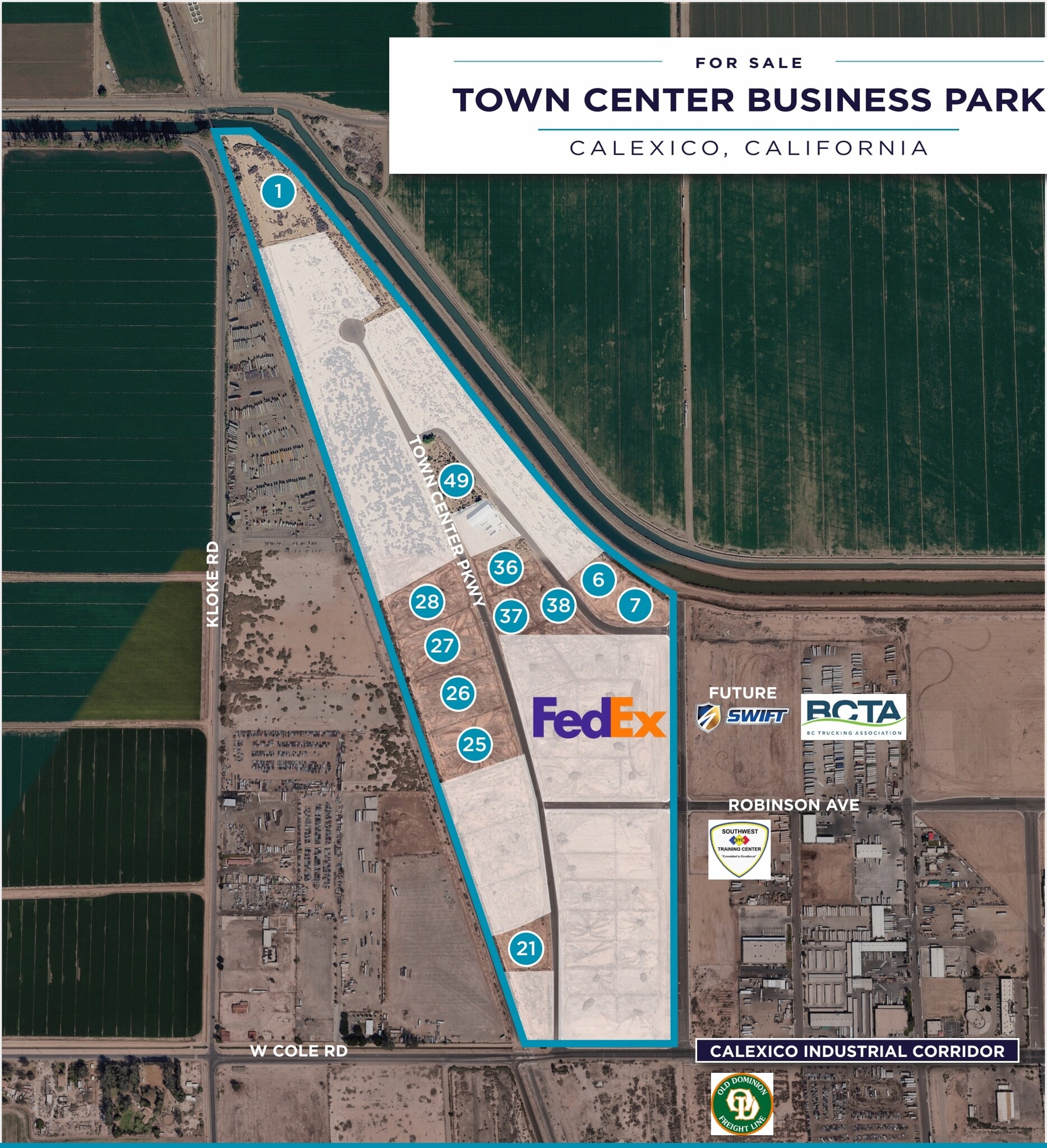 Towncenter Pky, Calexico, CA à vendre Plan de site– Image 1 sur 2