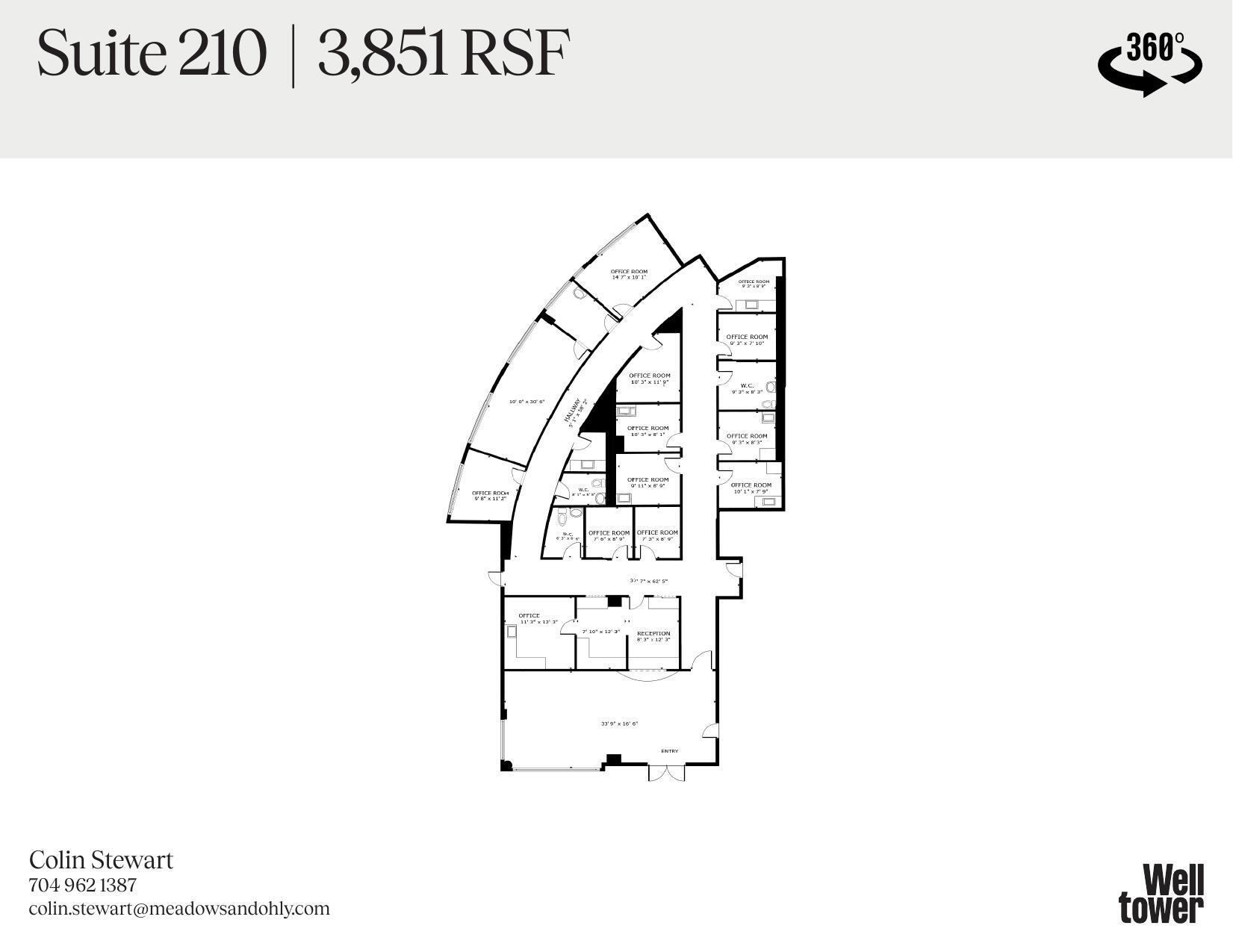 1918 Randolph Rd, Charlotte, NC à louer Plan d’étage– Image 1 sur 1