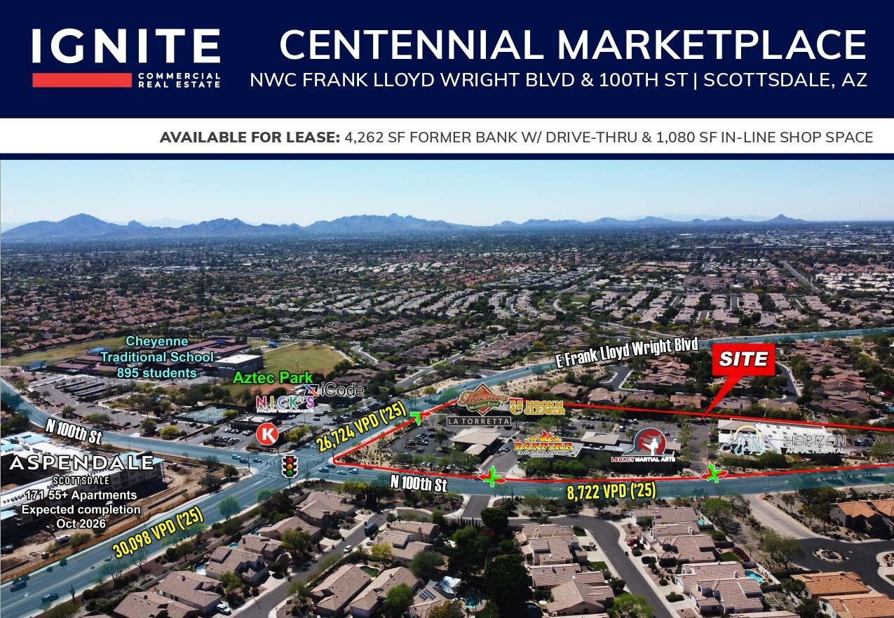 14144 N 100th St, Scottsdale, AZ à louer Aérien– Image 1 sur 10