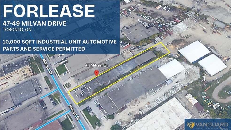 47-49 Milvan Dr, Toronto, ON à louer - Photo de l’immeuble – Image 2 sur 2