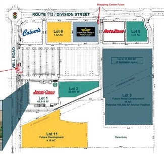 Plus de détails pour 282 S Will Rd, Diamond, IL - Terrain à louer