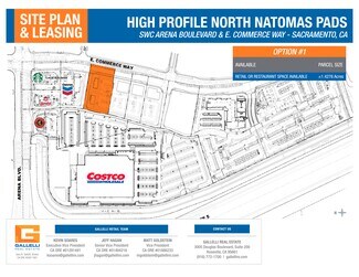 Plus de détails pour SWC Arena Blvd, Sacramento, CA - Terrain à louer