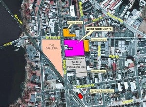 25 Bridge Ave, Red Bank, NJ - VUE AÉRIENNE vue de carte