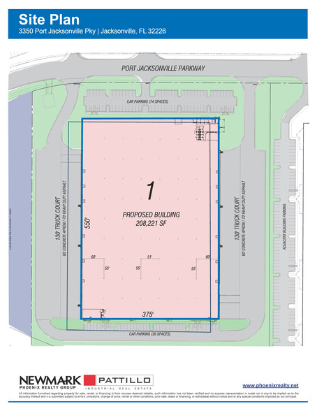 3350 Port Jacksonville Pkwy, Jacksonville, FL à louer - Plan de site – Image 3 sur 5