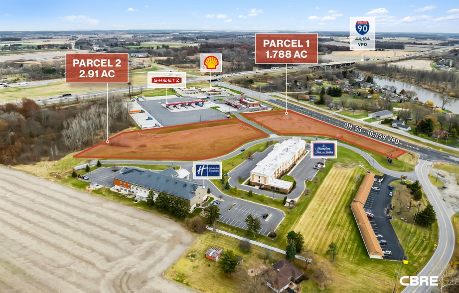 3422 OH-53, Fremont, OH à vendre - Aérien – Image 2 sur 3