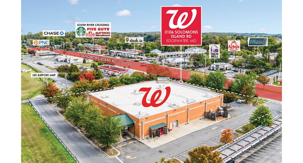 3106 Solomons Island Rd, Edgewater, MD à vendre - Photo de l’immeuble – Image 3 sur 3