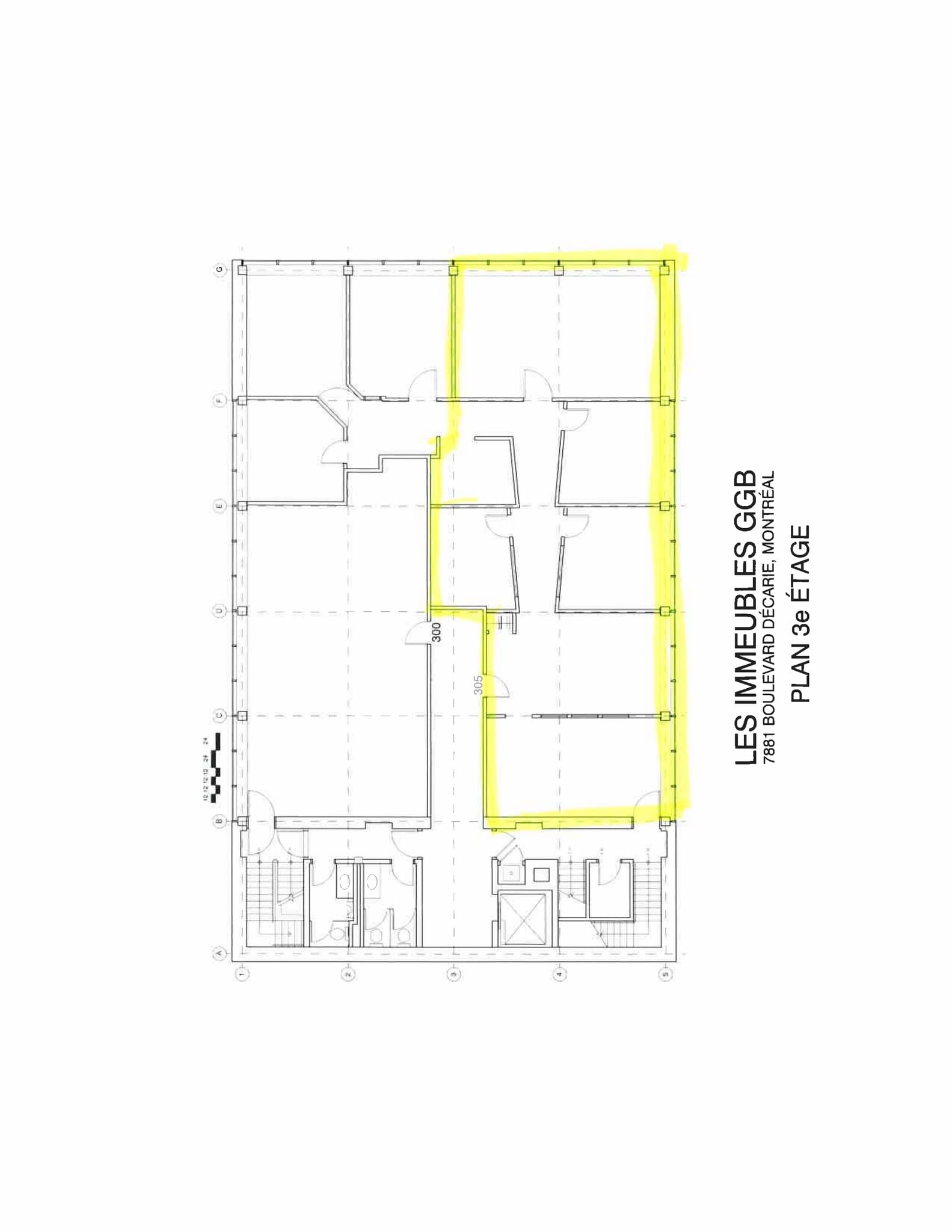 7881 Boul Décarie, Montréal, QC à louer Plan d’étage– Image 1 sur 1