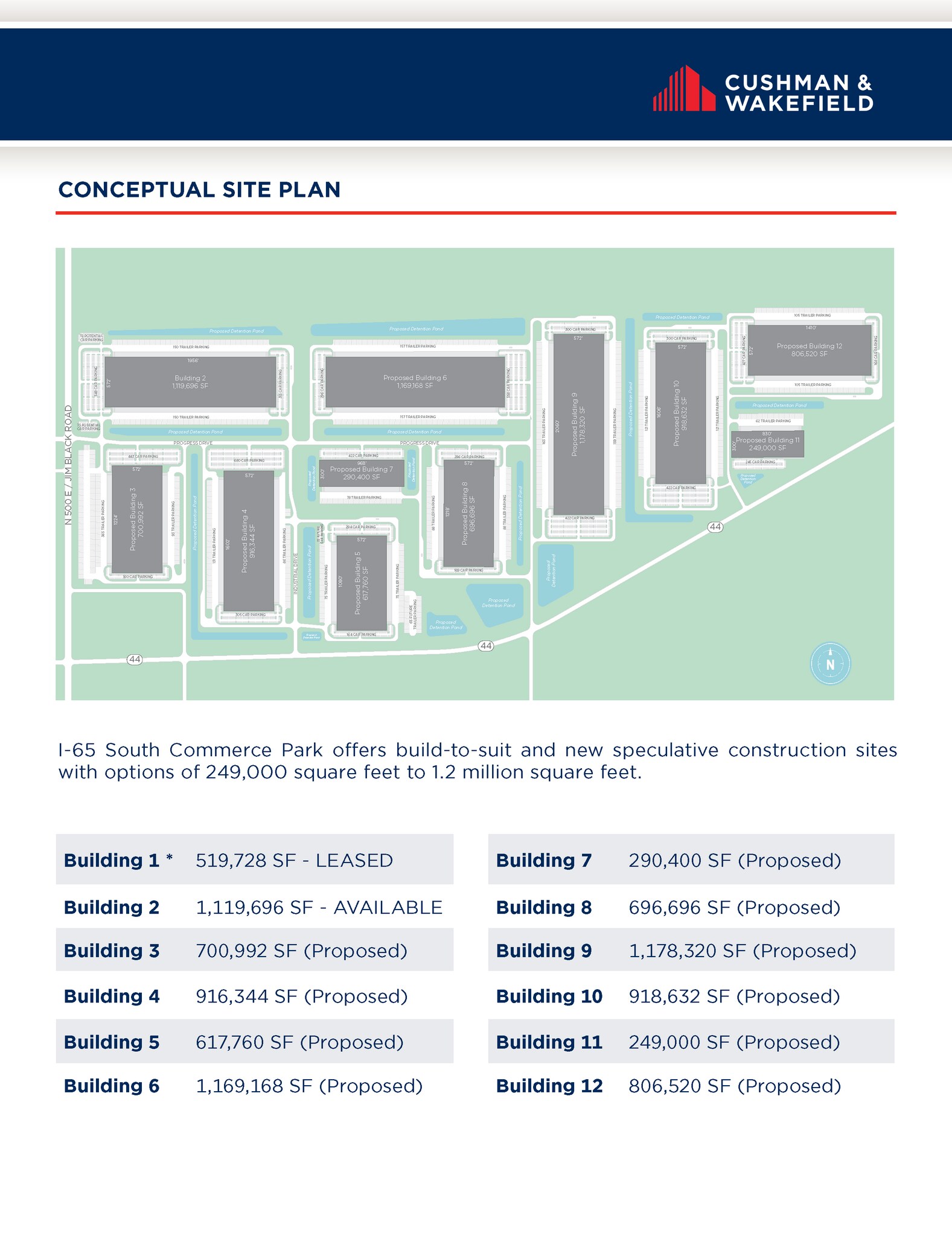5002 Indiana 44 Building 3, Franklin, IN à louer Plan cadastral– Image 1 sur 3
