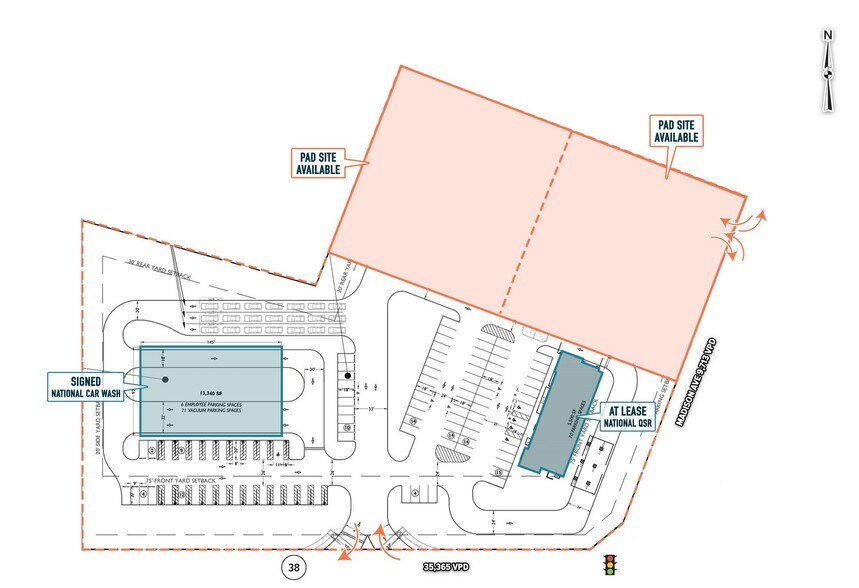 1573 NJ-38, Lumberton Township, NJ à louer - Plan de site – Image 2 sur 2