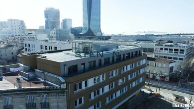 Marseille, BDR - Vue aérienne vue de carte