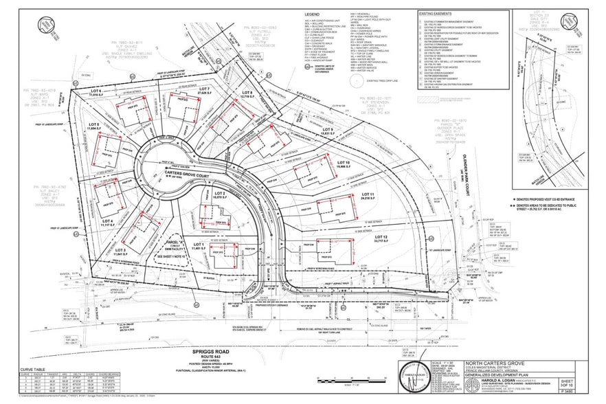 13817 Spriggs Rd, Manassas, VA à vendre - Plan de site – Image 1 sur 3