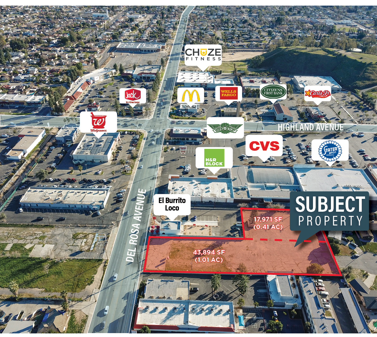 2342-2354 Del Rosa Ave, San Bernardino, CA à vendre Photo de l’immeuble– Image 1 sur 11