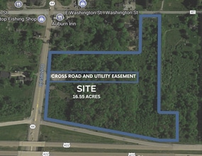 17845 Ravenna, Auburn Township, OH - VUE AÉRIENNE vue de carte
