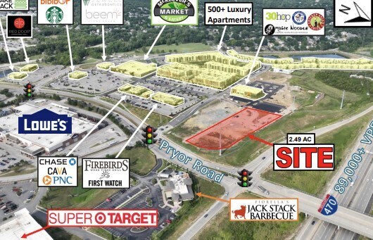 1010 NW Pryor Rd, Lee's Summit, MO à louer - Aérien – Image 3 sur 5