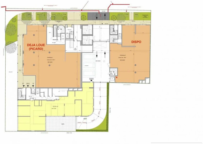 Local commercial dans Nice à louer - Plan d’étage – Image 2 sur 2