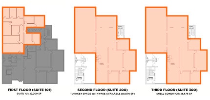 433 W Main St, Durham, NC à louer Plan d’étage– Image 1 sur 1