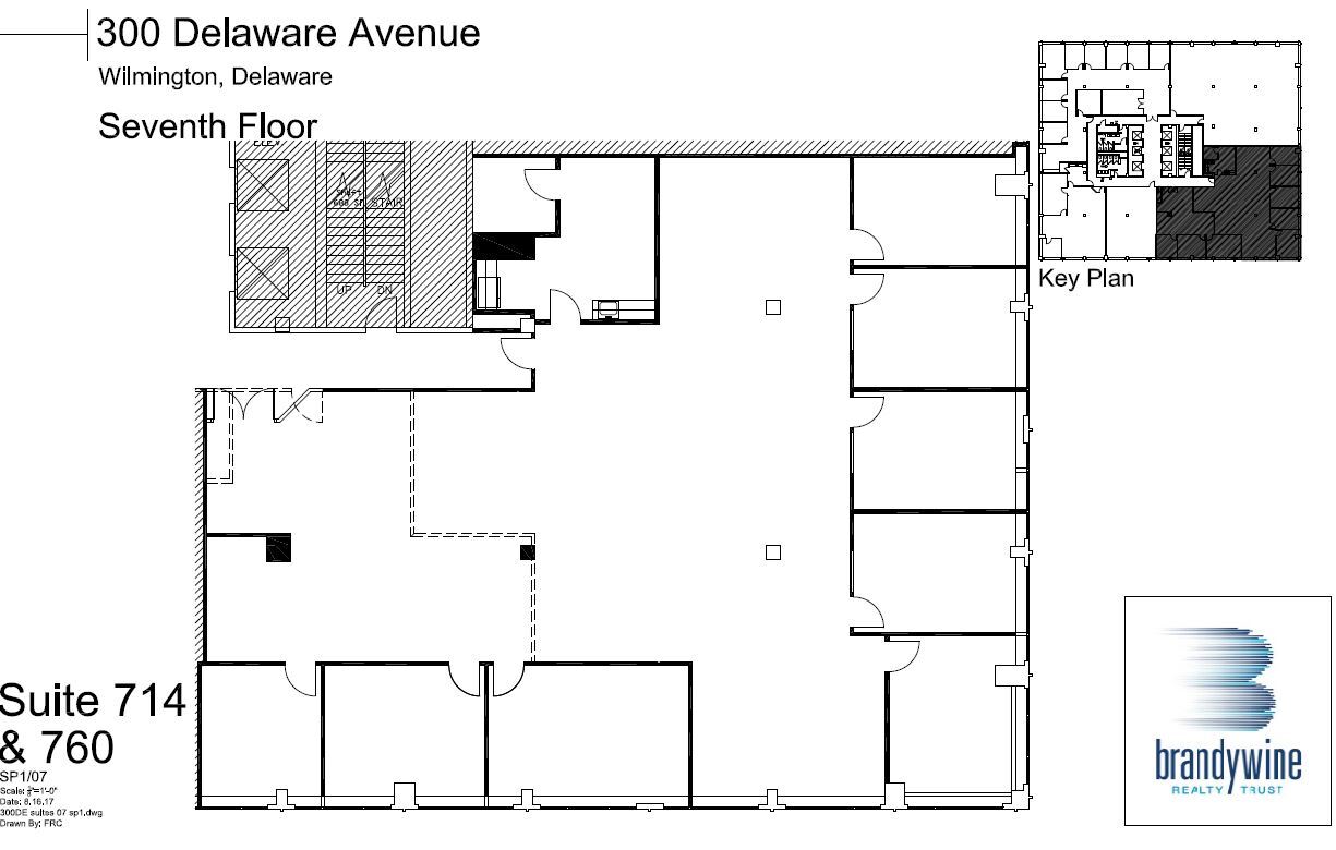 300 Delaware Ave, Wilmington, DE à louer Plan d’étage– Image 1 sur 1