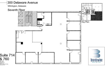 300 Delaware Ave, Wilmington, DE à louer Plan d’étage– Image 1 sur 1