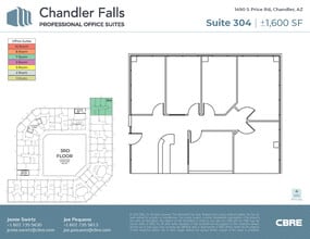 1490 S Price Rd, Chandler, AZ à louer Plan d’étage– Image 1 sur 2