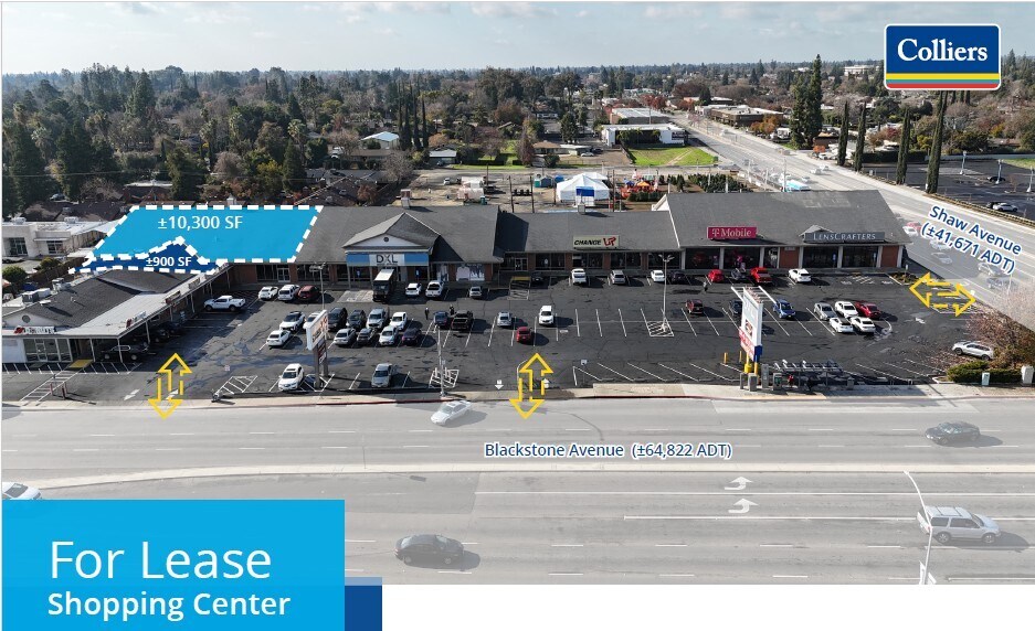 4915-4985 N Blackstone Ave, Fresno, CA à louer Photo de l’immeuble– Image 1 sur 3