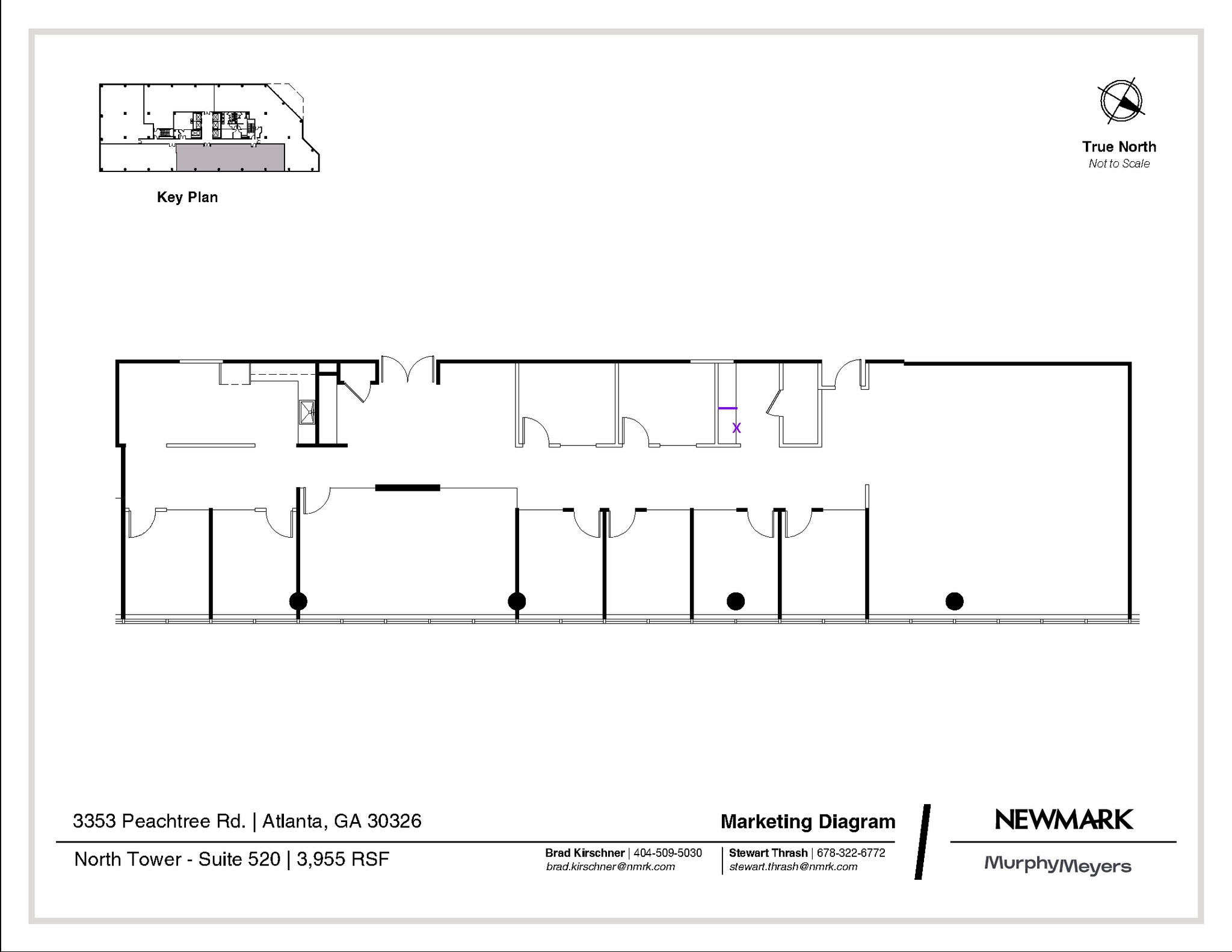 3353 Peachtree Rd NE, Atlanta, GA à louer Plan d’étage– Image 1 sur 1
