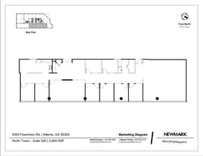 3353 Peachtree Rd NE, Atlanta, GA à louer Plan d’étage– Image 1 sur 1