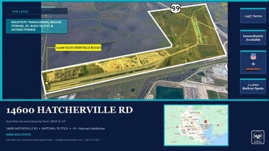 14600 Hatcherville Rd, Baytown, TX - Vue aérienne vue de carte