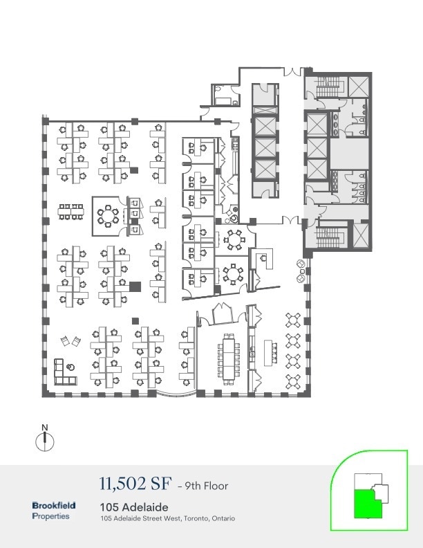 105 Adelaide St W, Toronto, ON à louer Plan d’étage– Image 1 sur 1