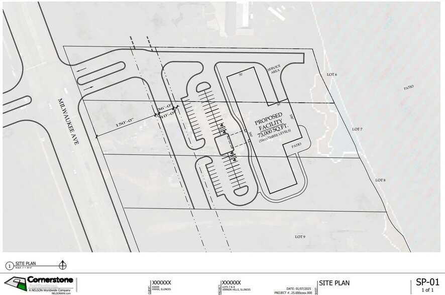 24857 Milwaukee Ave, Vernon Hills, IL à vendre - Plan de site – Image 3 sur 4