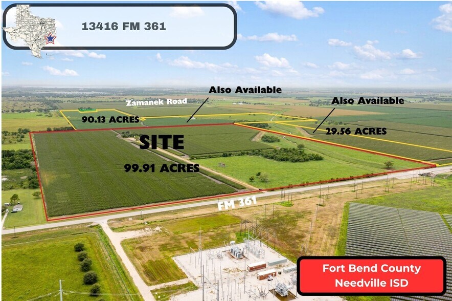 13416 FM 361 Rd, Needville, TX à vendre - Aérien – Image 1 sur 26