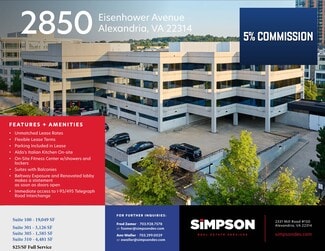 Plus de détails pour 2850 Eisenhower Ave, Alexandria, VA - Bureau/Médical à louer