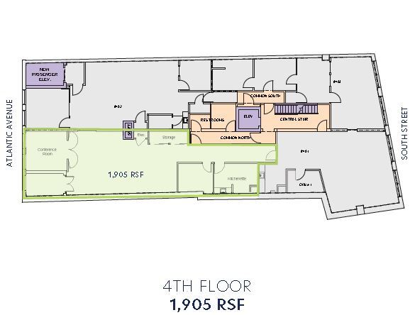 186 South St, Boston, MA à louer Plan d’étage– Image 1 sur 1