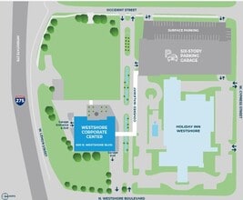 600 N Westshore Blvd, Tampa, FL à louer Plan de site– Image 2 sur 2