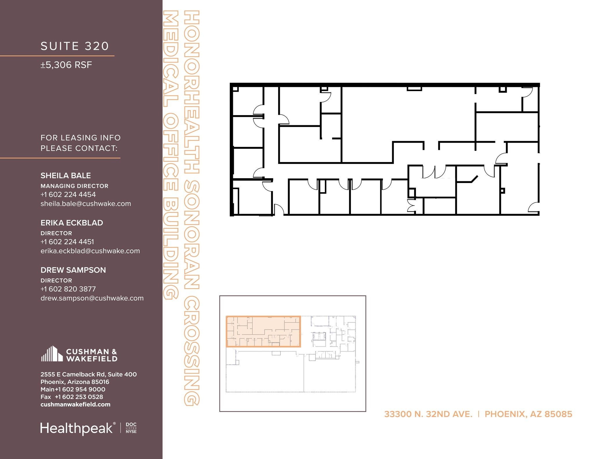 33300 N 32nd Ave, Phoenix, AZ à louer Plan de site– Image 1 sur 1