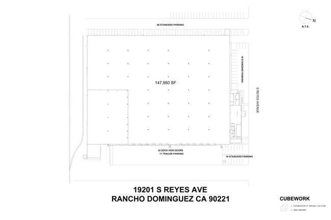 Plus de détails pour 19201 S Reyes Ave, East Rancho Dominguez, CA - Bureau, Industriel/Logistique à louer