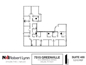 7515 Greenville Ave, Dallas, TX à louer Plan d’étage– Image 1 sur 1