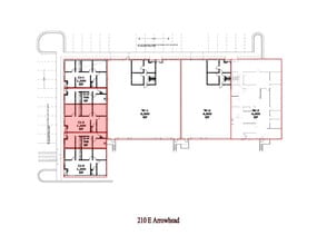 210 E Arrowhead Dr, Charlotte, NC à louer Plan de site– Image 1 sur 1