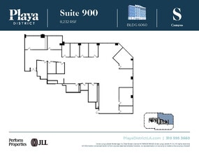 6100 Center Dr, Los Angeles, CA à louer Plan d’étage– Image 1 sur 1