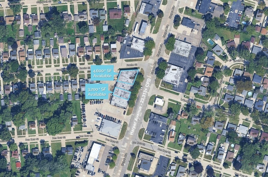 26423-26433 Harper Ave, Saint Clair Shores, MI à louer - Photo de l’immeuble – Image 2 sur 3