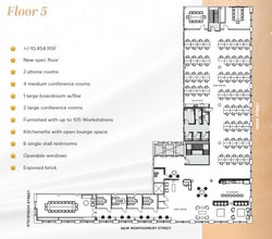 55 New Montgomery St, San Francisco, CA à louer Plan d’étage– Image 1 sur 1