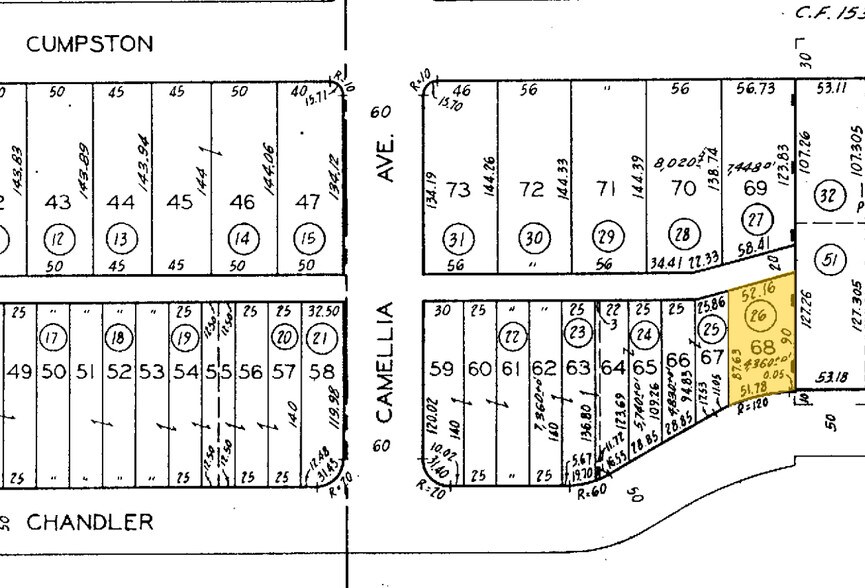 11465 Chandler Blvd, North Hollywood, CA à louer - Plan cadastral – Image 2 sur 3