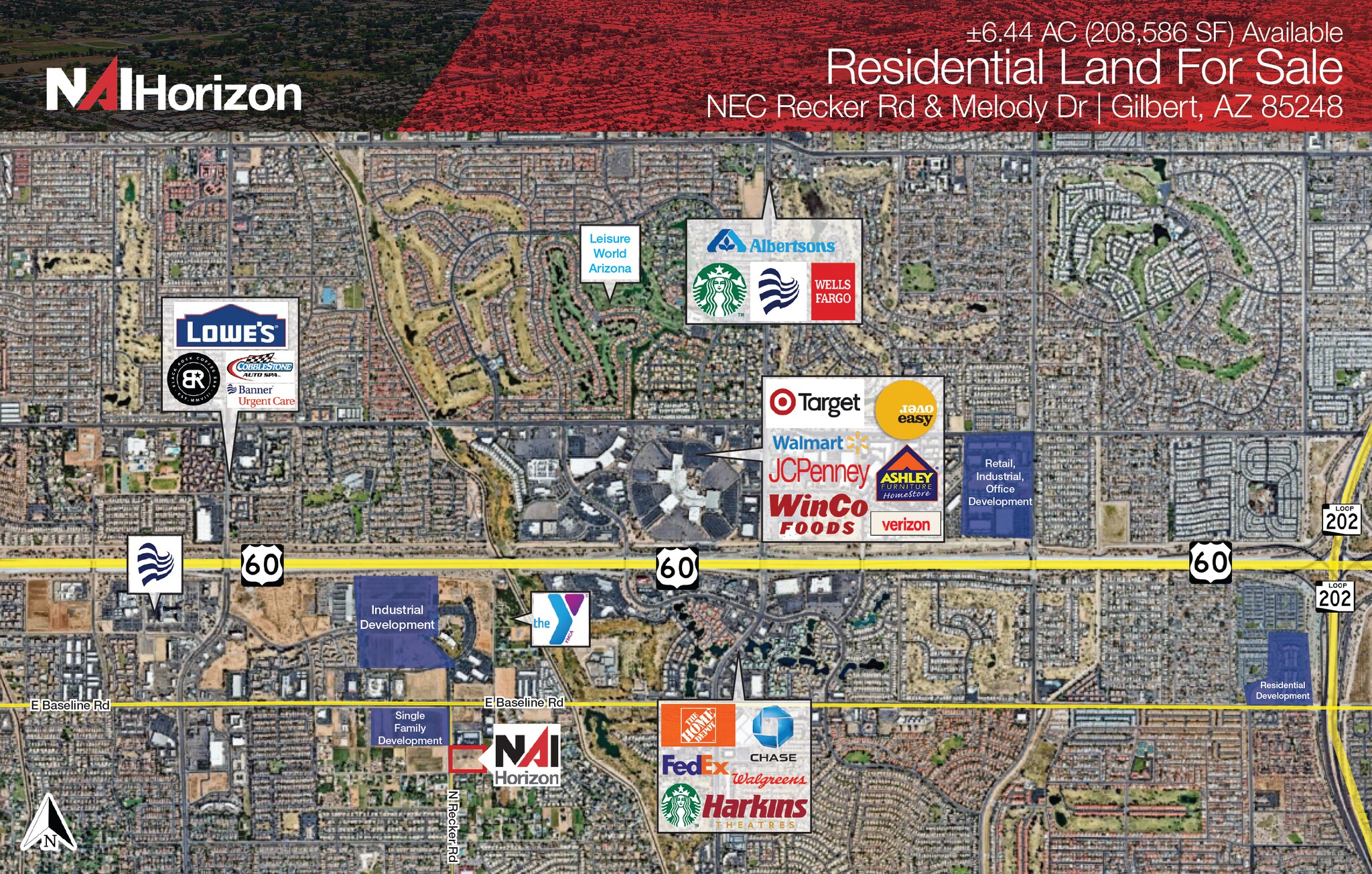 N Recker Rd, Gilbert, AZ à vendre Photo principale– Image 1 sur 2